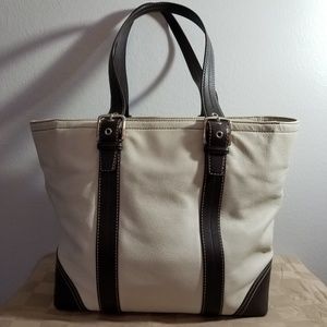 Coach leather Tote shoulder handbag